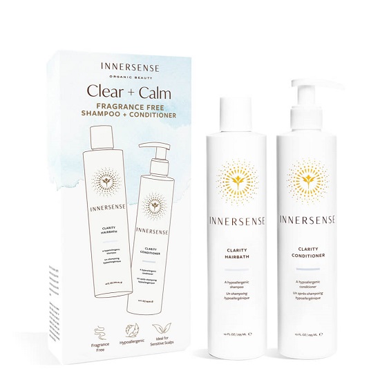 Innersense Clear + Calm Clarity Duo - hoitoaine ja shampoo